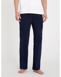 Polo Ralph Lauren Cotton-jersey Pyjama Bottoms - Blue