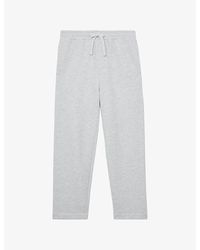 Reiss - Tanner Drawstring-Waist Cotton-Blend Jogging Bottoms - Lyst