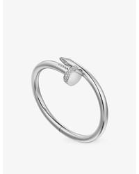 Cartier - Juste Un Clou Large Model 18Ct- And 1.05Ct Diamond Bracelet - Lyst