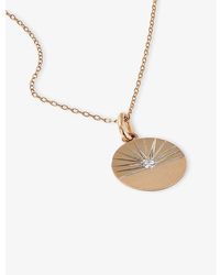 La Maison Du Couturier - Skydiamond Elemental Earth 14Ct And 0.068Ct Lab-Grown Diamond Pendant Necklace - Lyst