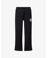 The Couture Club - Monogram Emblem Straight-Leg Cotton-Blend Jogging Bottoms - Lyst