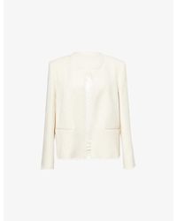 TOTEME - Open-Front Boucle Blazer - Lyst