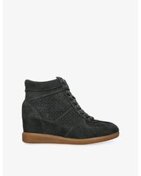 Dolce Vita - Irlah Lace-Up Suede Wedges - Lyst