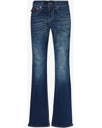 True Religion - Billy Flared-leg Relaxed-fit Stretch-denim Jeans - Lyst