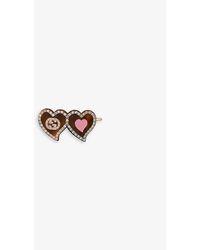 Gucci - Logo-embellished Heart Resin Hair Clip - Lyst