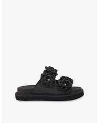 KG by Kurt Geiger - Sonnet Raffia Sandals - Lyst