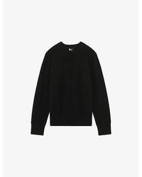 The Kooples - Round-Neck Bow-Embellished Cashmere-Blend Jumper - Lyst