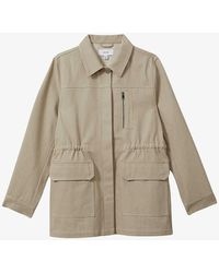 Reiss - Brooklyn Patch-pocket Cotton Jacket - Lyst
