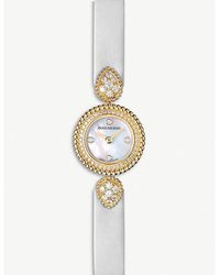 Boucheron - Wa015506 Serpent Bohème 18ct -gold, Diamond And Mother-of-pearl Watch - Lyst
