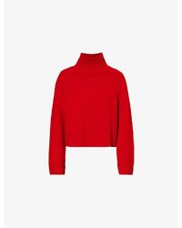 Reformation - Brooke Turtle-Neck Recycled-Cashmere And Wool Jumper - Lyst