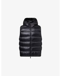 Moncler - Panestrel Down Brand-Logo Woven Gilet - Lyst