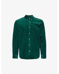 Carhartt - Madison Brand-embroidered Cotton-corduroy Shirt X - Lyst