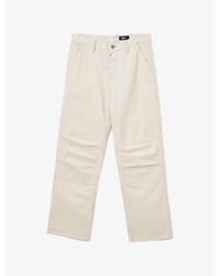 AllSaints - Mullen Wide-Leg Cotton-Corduroy Jeans - Lyst