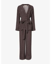 It's 9pm - Rizzo Polka-Dot Smoking Woven Pyjama Set - Lyst