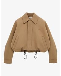 Loewe - Drawstring-Hem Relaxed-Fit Cotton-Blend Jacket - Lyst