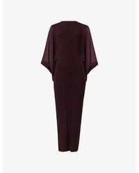 eem - Sheer Slim-Fit Knitted Midi Dress - Lyst
