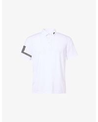 J.Lindeberg - Heath Woven Polo Shirt - Lyst