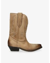 Golden Goose - Wish Star 55354 Leather Cowboy Boots - Lyst