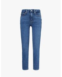 GOOD AMERICAN - Good Legs Cropped Skinny-Fit Denim Jeans - Lyst