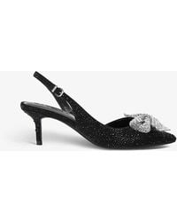Carvela Kurt Geiger - Regal Bow-embellished Heeled Court Shoes - Lyst