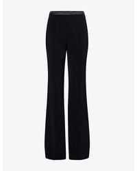 Nadine Merabi - Charlotte Wide-Leg Woven Trousers - Lyst