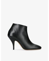 Jude - Credo Heeled Leather Ankle Boots - Lyst
