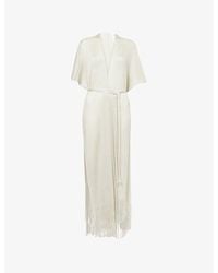 Max Mara - Zarelia Fringed Knitted Vest - Lyst