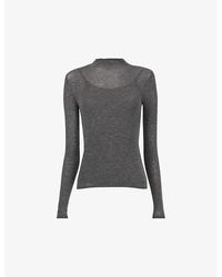 eem - High-Neck Long-Sleeve Wool Jumper - Lyst