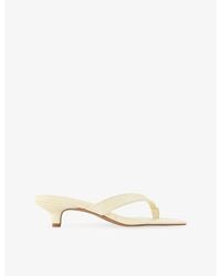 Steve Madden - Tracie Leather Heeled Sandals - Lyst