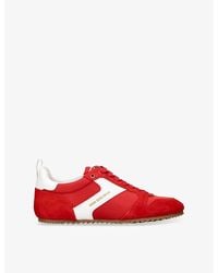 Sam Edelman - Zaria Suede Low-Top Trainers - Lyst