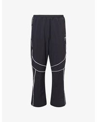 GYMSHARK - Retro Embroidered-Logo Stretch-Nylon Track Pants - Lyst