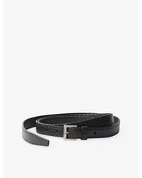 Prada - Antiqued Leather Belt - Lyst