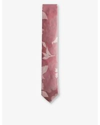 Ted Baker - Spikes Floral-print Silk Tie - Lyst