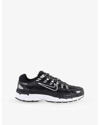Nike - P-6000 Mesh And Leather Low-Top Trainers - Lyst