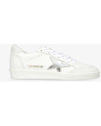 Golden Goose - Exclusive Ball Star Star-patch Leather Low-top Trainers - Lyst
