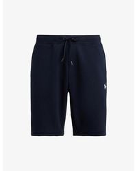 Polo Ralph Lauren - Double Knit Logo-Embroidered Cotton-Blend Shorts - Lyst