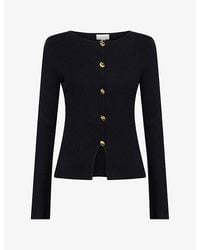 Pretty Lavish - Sissi Long-Sleeve Knitted Top - Lyst