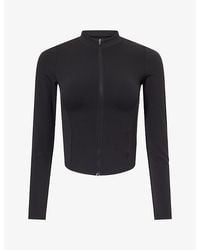 Lounge Underwear - Contoursoft Cinch Stretch-Woven Jacket - Lyst