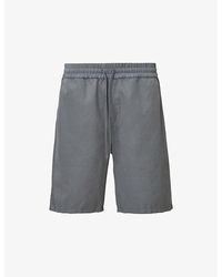 AllSaints - Hanbury Drawstring-Waist Cotton And Linen Shorts - Lyst