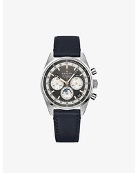 Zenith - 03.3400.3610/39.c910 Chronomaster Original Triple Calendar Stainless-steel Automatic Watch - Lyst