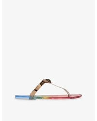 Kurt Geiger - Maddison T-Bar Jelly Sandals - Lyst