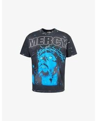 HELLSTAR - Mercy Graphic-Print Cotton-Jersey T-Shirt - Lyst