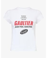 Jean Paul Gaultier - The Gaultier Logo-Print Baby Cotton T-Shirt - Lyst