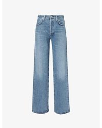 Citizens of Humanity - Annina Wide-leg Mid-rise Recycled-denim Jeans - Lyst
