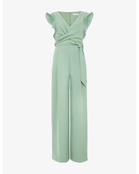 Phase Eight - Petite Ayla Wide-Leg Woven Jumpsuit - Lyst