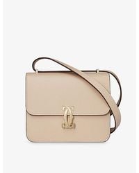 Cartier - C De Mini Leather Shoulder Bag - Lyst