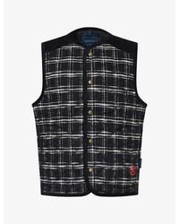 Nicholas Daley - Lavenham Riot Check Cotton Gilet - Lyst