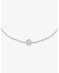Cartier - D'Amour Small 18Ct- And 0.09Ct Round-Cut Diamond Bracelet - Lyst