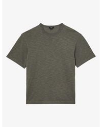 Reiss - Huxley Crewneck Relaxed-Fit Cotton T-Shirt - Lyst