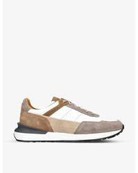 Magnanni - Bravo Colour-block Leather Low-top Trainers - Lyst